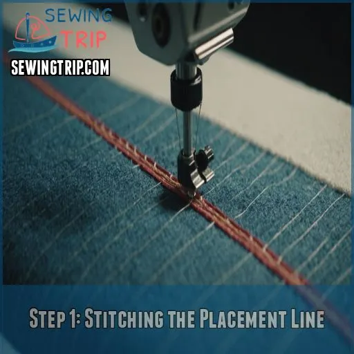 Step 1: Stitching the Placement Line