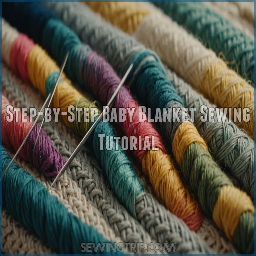 Step-by-Step Baby Blanket Sewing Tutorial Step-by-Step Baby Blanket Sewing Tutorial
