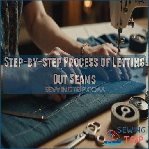 Step-by-step Process of Letting Out Seams Step-by-step Process of Letting Out Seams