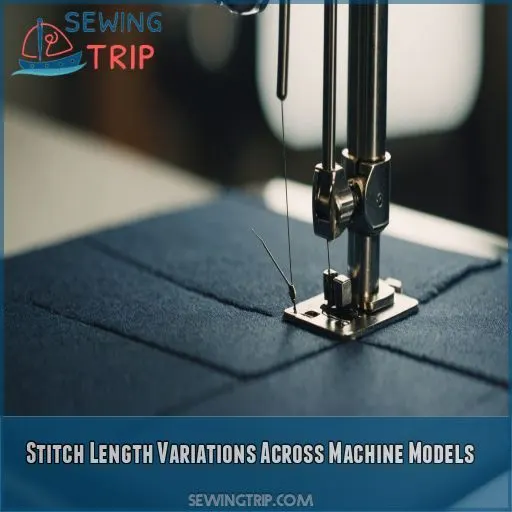 Stitch Length Variations Across Machine Models