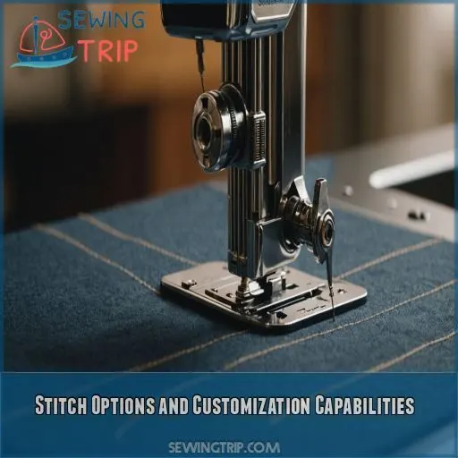 Stitch Options and Customization Capabilities