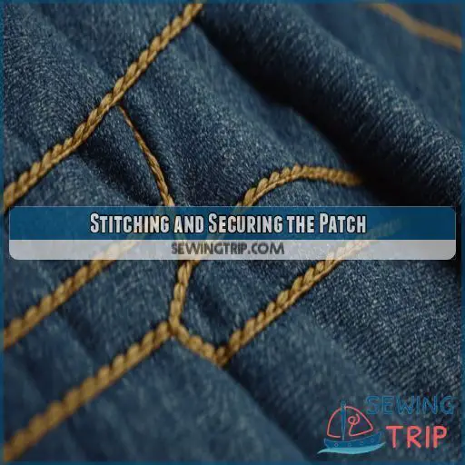 Stitching and Securing the Patch Stitching and Securing the Patch