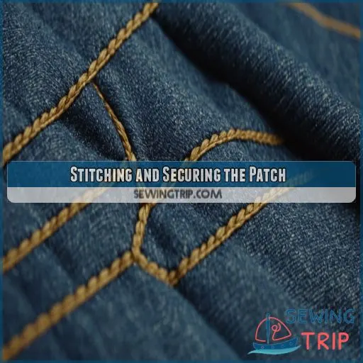 Stitching and Securing the Patch