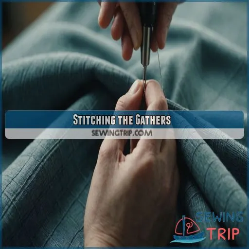 Stitching the Gathers