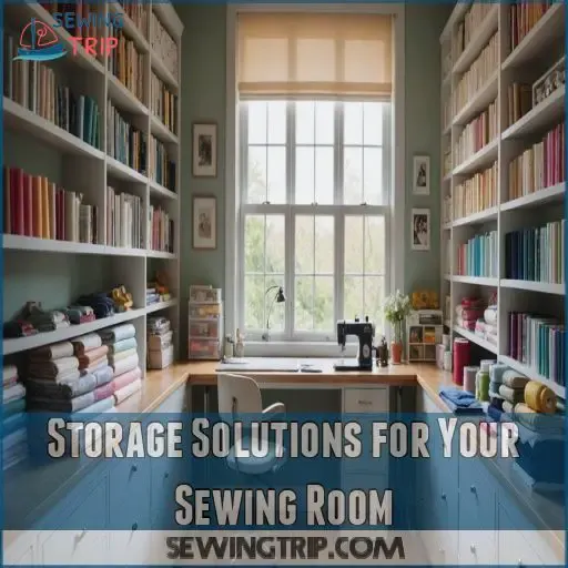 Storage Solutions for Your Sewing Room