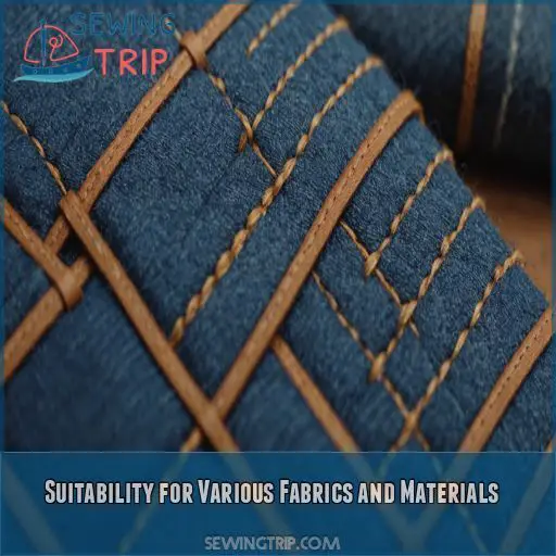 Suitability for Various Fabrics and Materials Suitability for Various Fabrics and Materials