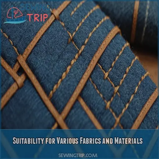 Suitability for Various Fabrics and Materials