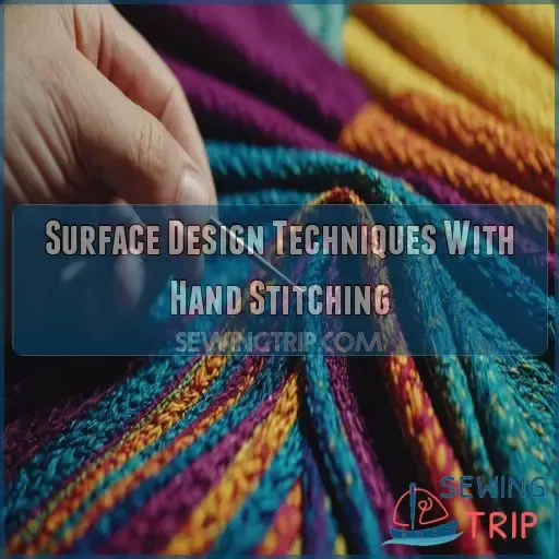 Surface Design Techniques With Hand Stitching