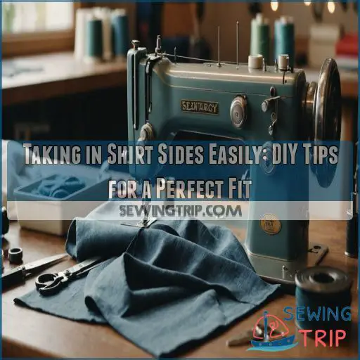 Taking in shirt sides easily Taking in shirt sides easily