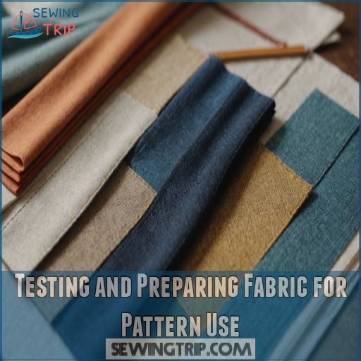 Testing and Preparing Fabric for Pattern Use