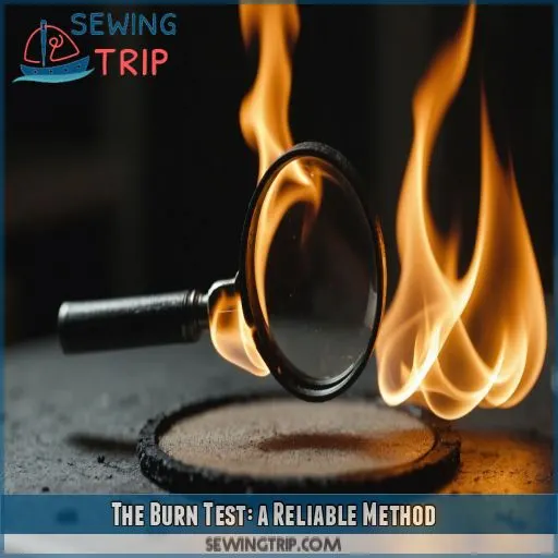 The Burn Test: a Reliable Method