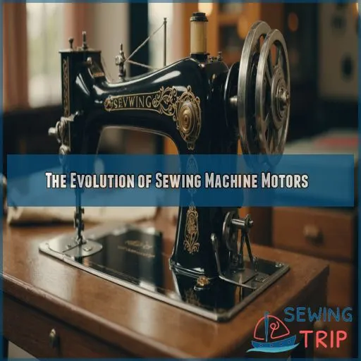 The Evolution of Sewing Machine Motors