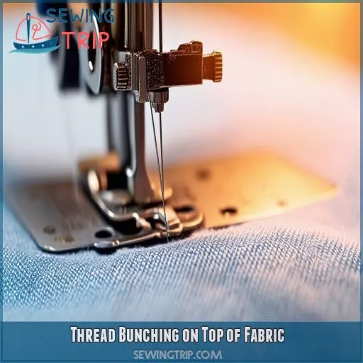 Thread Bunching on Top of Fabric