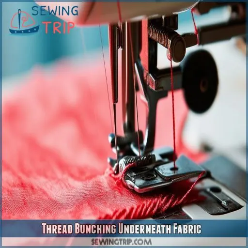 Thread Bunching Underneath Fabric