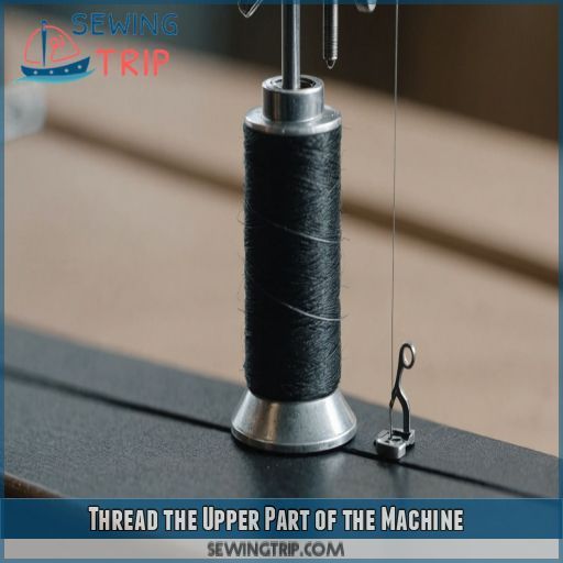 Thread the Upper Part of the Machine