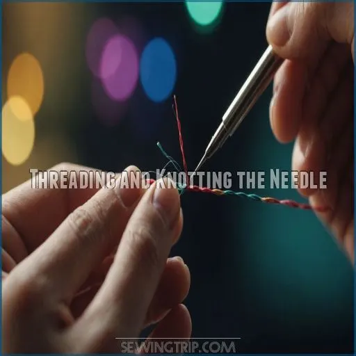 Threading and Knotting the Needle