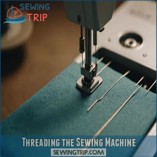 Threading the Sewing Machine