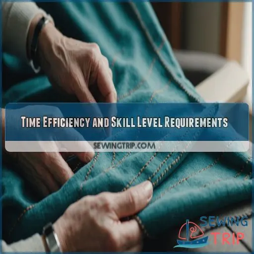 Time Efficiency and Skill Level Requirements