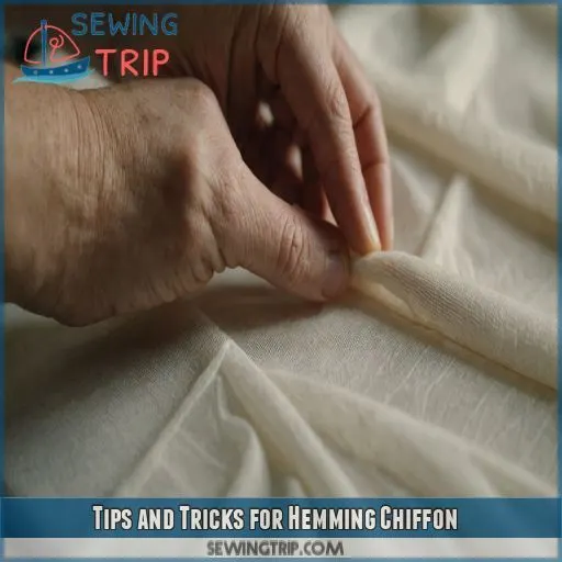 Tips and Tricks for Hemming Chiffon