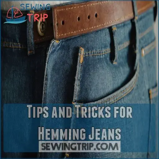 Tips and Tricks for Hemming Jeans