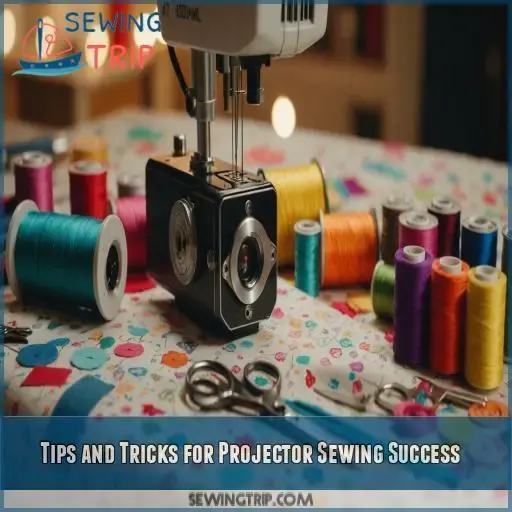 Tips and Tricks for Projector Sewing Success