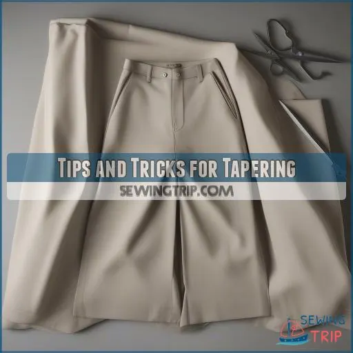 Tips and Tricks for Tapering