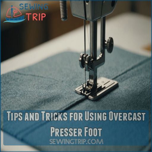 Tips and Tricks for Using Overcast Presser Foot Tips and Tricks for Using Overcast Presser Foot