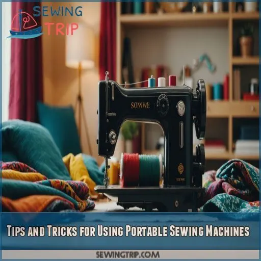 Tips and Tricks for Using Portable Sewing Machines