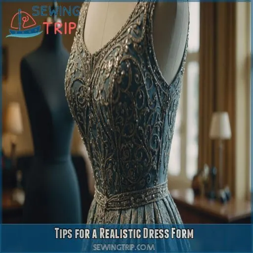 Tips for a Realistic Dress Form