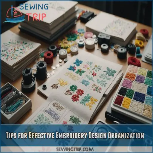 Tips for Effective Embroidery Design Organization