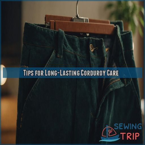 Tips for Long-Lasting Corduroy Care Tips for Long-Lasting Corduroy Care