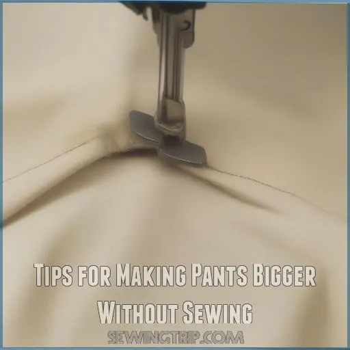 Tips for Making Pants Bigger Without Sewing