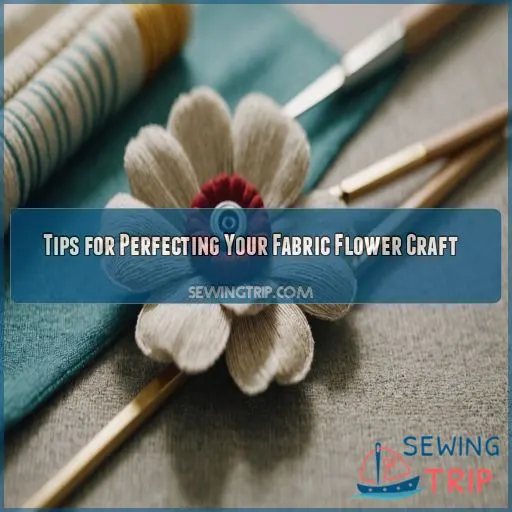 Tips for Perfecting Your Fabric Flower Craft