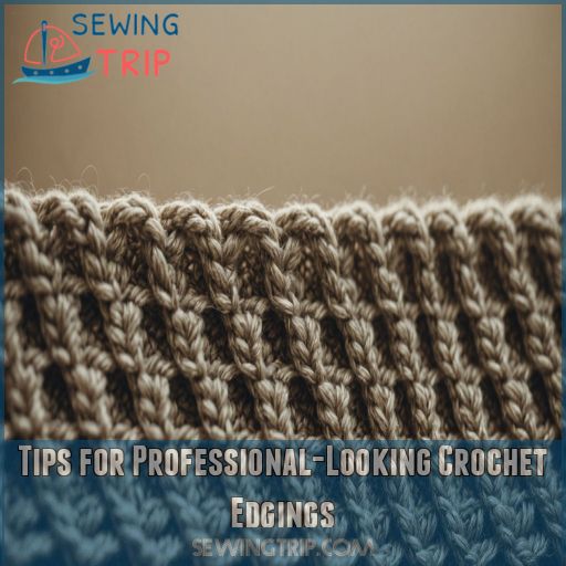 Tips for Professional-Looking Crochet Edgings