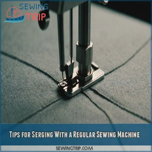 Tips for Serging With a Regular Sewing Machine