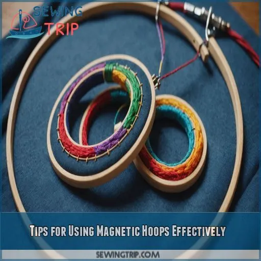 Tips for Using Magnetic Hoops Effectively