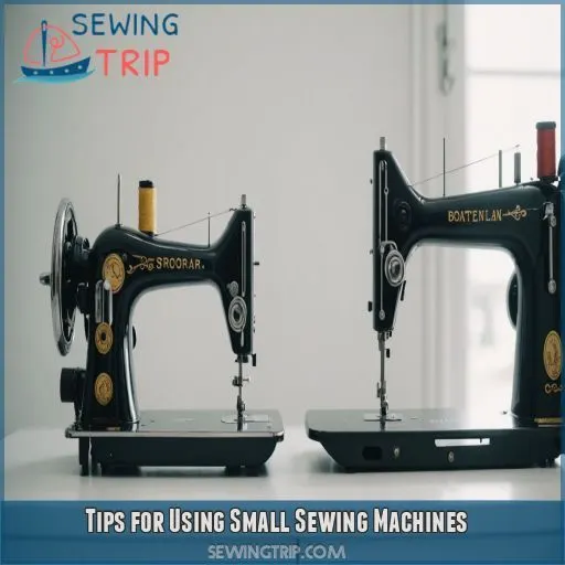 Tips for Using Small Sewing Machines