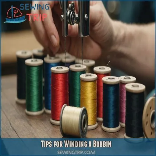 Tips for Winding a Bobbin