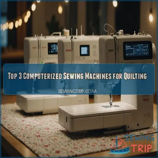 Top 3 Computerized Sewing Machines for Quilting