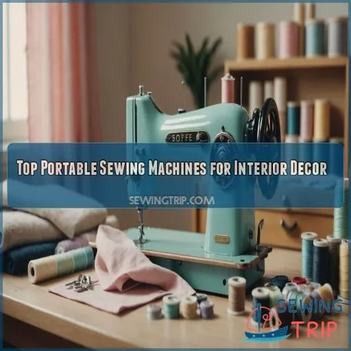 Top Portable Sewing Machines for Interior Decor