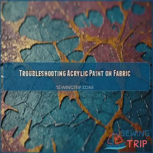 Troubleshooting Acrylic Paint on Fabric