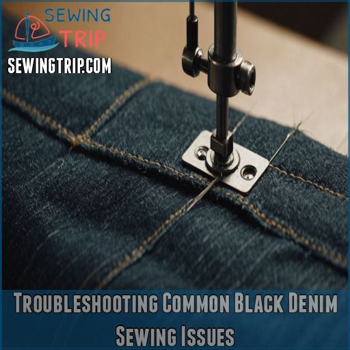 Troubleshooting Common Black Denim Sewing Issues