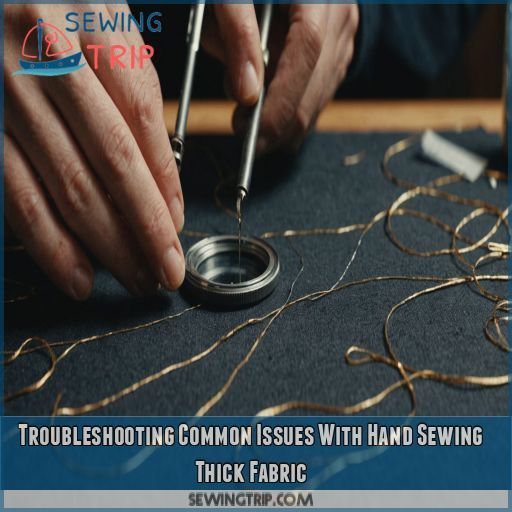 Troubleshooting Common Issues With Hand Sewing Thick Fabric