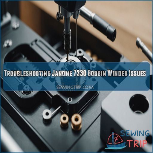 Troubleshooting Janome 7330 Bobbin Winder Issues Troubleshooting Janome 7330 Bobbin Winder Issues