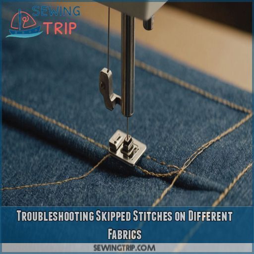 Troubleshooting Skipped Stitches on Different Fabrics Troubleshooting Skipped Stitches on Different Fabrics