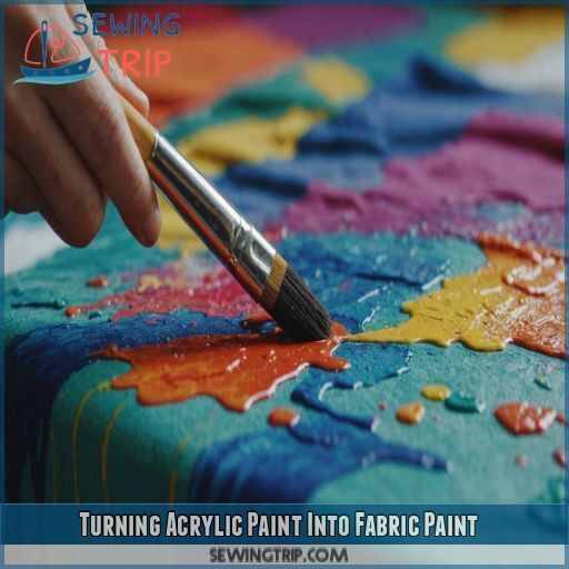 Turning Acrylic Paint Into Fabric Paint Turning Acrylic Paint Into Fabric Paint