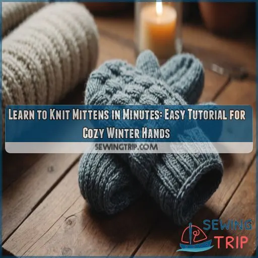 tutorialshow to knit mittens