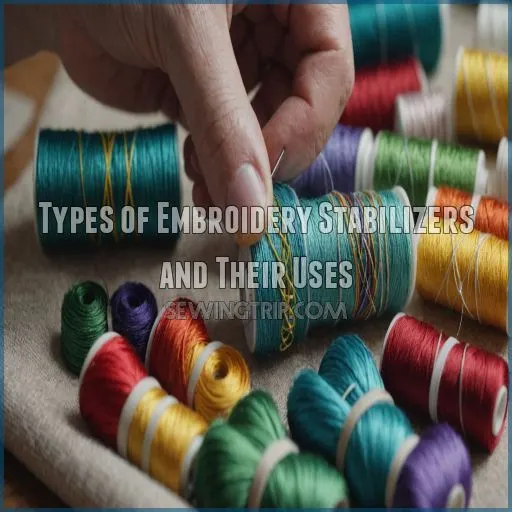 Types of Embroidery Stabilizers and Their Uses