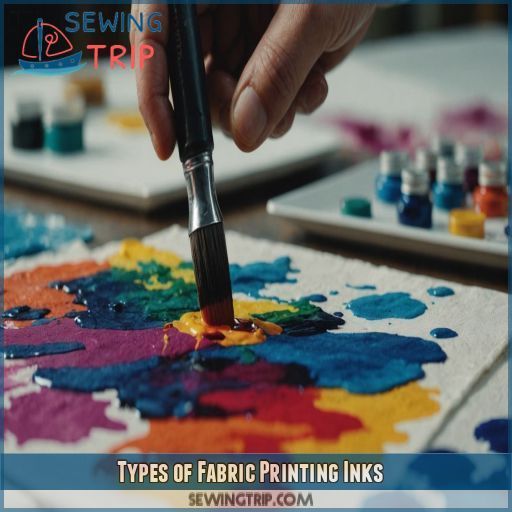 Types of Fabric Printing Inks