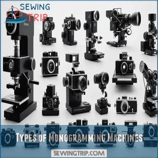 Types of Monogramming Machines